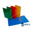 CARPETA PLASTICA 25MM A4 2AN VAR/COL